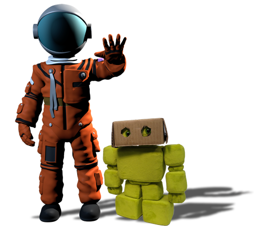 The astronaut and the robot